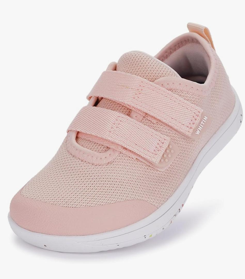WHITIN Toddler/Little Kid Wide Barefoot Shoes | Minimalist Sneakers for Girls Pink, Size: 11 Wide Little Kid
