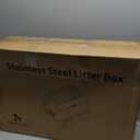 Dog Stairs for Small Dogs, 3 Tiers Dog Step with Storage, Foldable Older Cat Ramp with Condo Cat Scratcher, Portable Pet Ladder for High Bed Couch Chair Car, Up to 165 Lbs, 17 Inch