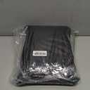 Gasadar Outdoor Furniture Cover Waterproof, 4 Piece Patio Furniture Covers for Patio Loveseat, Chair and Coffee Table, Heavy Duty 600D, Black (X-Large, Black+white Seams)