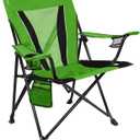 Kijaro XXL Dual Lock Portable Camping Chair - Supports Up to 400lbs - Enjoy The Outdoors in a Versatile Folding Sports & Outdoor Chair (Ireland Green)