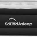 SoundAsleep Products Dream Series Luxury Air Mattress, ComfortCoil Technology, Built-in High Capacity Pump for Home, Camping- Double Height, Adjustable, Inflatable Blow Up, Portable - Twin Size