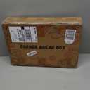 WOWLIVE Corner Bread Box for Kitchen Countertop, Large Double Layer Bread Storage Container for Homemade Bread, Black Bread Holder for Kitchen Counter, Under Cabinet Organizer (Natural, Medium)