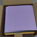 60 Pack Colorful Blank Cards and Envelopes 6x6 inch, Colored Greeting Cards with White Square Envelopes, 24 Assorted Colors Thank You Cards for Invitations, Weddings, Postcards, Birthday