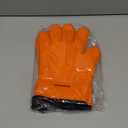 KITCHEN PERFECTION Silicone Smoker Oven Gloves -Extreme Heat Resistant BBQ Gloves -Handle Hot Food Right on Your Smoker Grill Fryer & Pit | Waterproof Oven Mitts |Superior Value Set+3 Bonuses (One Size Fits Most, Orange)