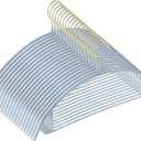 MOPALL Clothes Hangers 20 Pack, Non Slip Hangers Sweater Hanger No Shoulder Bump, 16.5 Inch Wide Durable and Strong Shirt Coat Dress Skirt Suit Hangers with Pants Bar for Laundry & Everyday Use, Gray