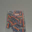 36 Blades Replacement Parts for GL-Fusion 5 Style Razors (orange), Wet Razors Men's Blades Value Packs