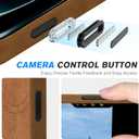 SHIELDON Case for iPhone 17 Pro Max 6.9" 2025 | Top Grain Crazy Horse Leather, Compatible with Magsafe, [Camera Button Updated], Magnetic Wireless Charging Non-Slip Comfort Grip, Metal Buttons - Brown