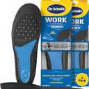 Dr. Scholl's Work All-Day Superior Comfort Insoles with Massaging Gel - Designed for Men & Women with Hard-Working Feet, Eliminates Sore Muscles and Tired Legs, Arch Support Inserts with Odor Control (2 Count (Pack of 1))