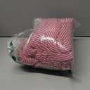 Tankaneo Womens Sweater Set Striped 2 Piece Outfits Oversized 3/4 Sleeve V Neck Knit Tops Wide Leg Pants Fall Lounge Sets (Small, Pink)