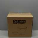 5.0 New Upgraded Portable Washing Machine 16L Mini Foldable Washer [SGS certified German high-efficiency motor] [Hidden UV-C cleaning]Foldable Design Ideal for Hotel, Home, Apartment and Campain (Grey)