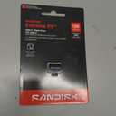 SANDISK 128GB Extreme Fit USB-C Flash Drive - Up to 400MB/s Read speeds, USB 3.2 Gen 1, USB Type-C - Plug-and-Stay Storage - Black - SDCZ530-128G-G46