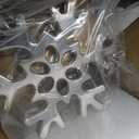 Asecinc 2 Pack 3D Snowflake Christmas Stocking Hanger Silver Metal Mantel Stockings Holders for Christmas Decorations Christmas Holiday Supplies