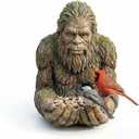Outdoor Tree Face Bird Feeder Sculpture, Waterproof Tree-Mounted Resin Bird Feeder, Forest Guardian Style Garden Yard Art Decor for Backyard Wildlife