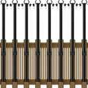 8 Pack 5Ft String Light Poles,Light Poles for Outside String Lights,Outdoor Light Poles with Fork,Metal Pole Stand for Patio,Backyard,Deck