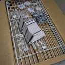 Amazon Basics Adjustable Clothes Rack for Handing, Double Hanging Rod Garment Rolling Closet Clothing Organizer, Chrome, 36'' x 14'' x 72''