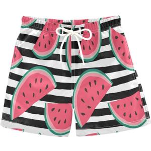 Retro Rodeo Cowboy Boys Swim Trunks Toddler Beach Board Shorts Quick Dry Kids Swimwear Bathing Suits 2T (Multicoloured111)