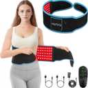 Red Light Therapy Belt, Infrared Red Light Therapy for Body, Waist and Back, Upgraded 150 LEDs 660nm & 850nm Infrared Light Therapy Device, Adjustable & Portable for Relief and Relaxation