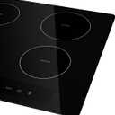 Empava 24 Inch Electric Induction Cooktop, 4 Burner Built-In Smooth Glass Stove Top with Power Boost, Touch Control, Timer, Child Lock, Residual Heat Indicator, Hardwired