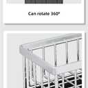 Kitchen Sink Organizer  Durable 304 Stainless Steel Sponge & Brush Holder with High Brush Section Multi-Purpose Sink Caddy for Countertops & Storage (Black) (Blak)