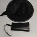 Witch Hat Dress-Up Kit  Magic Ring & Round Glasses  3pcs Halloween Costume Accessories for Cosplay & Fantasy Parties