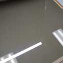 GLSLAND 46" x 55" Tempered Glass Chair Mat Heavy-Duty Floor Protector for Carpet & Hard Floors Scratch-Resistant Clear Office Mat 1/5" Clear