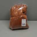 StangH Burnt Orange Velvet Curtains 96 inches Long, Fall Curtains Terracotta Living Room Light Blocking Privacy Window Drapes for Patio Sliding Door/Dining Room, W52 x L96, 2 Panels