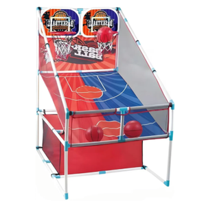 Basketball Arcade Game, Kids Double Basketball Hoop with Balls & Pump, Fun Sports Game for Boys Girls, Gift for Kids Ages 4+
