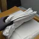 GOLD TEXTILES Bulk Pack 60 Pcs (5 Dozen) White Economy 15x25 Inches Basic Hand Towel - 2.25 lb/dz