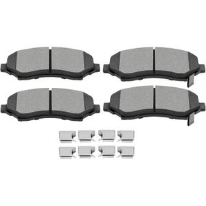 SCITOO D1327 Ceramic Brake Pads Kits Front For Chrysler Town & Country,for Dodge Grand Caravan,Journey,Nitro,for Jeep Liberty,Wrangler,Wrangler JK,12-15 for Ram CV,09-14 for VW for Routan