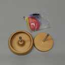 Tilhumt Bead Spinner for Jewelry Making, Effortless Rotating Wooden Clay Bead Spinner with 2 Big Eye Beading Needles and 3000 Seed Beads, Beading Supplies for Making Waist, Bracelets, Necklace