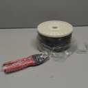 Black Vinyl Coated Stainless Steel 304 Cable Wire Rope 1/16" Thru 1/8" 7x7-1000 ft Reel for DIY Cable Decking Railing System, Marine Grade