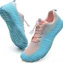 WateLves Water Shoes Men Women Beach Barefoot Aqua Socks Breathable Wide Swim Outdoor Walking Anti Slip Pool Shoes for Hiking Kayaking Diving Surfing