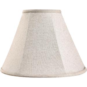GO&SO Small Beige Lamp Shade for Table Lamps-Bell Bedside Lampshade-5.9x13.4x10.6inch (Spider) Natural Linen Lampshades Replacement -Traditional Empire Shade Style with Elegant- Assembly Required