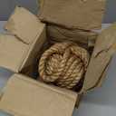 Decorative Door Stopper, Handmade Sisal Rope Sailor Knot Door Stop with Handle, Heavy Weighted 6.17 lbs Doorstop for Bottom of Door, Farmhouse Nautical Home Decor for Bedroom Living Room (6 Inch)