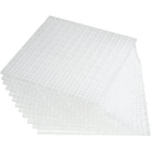 ALEGI 12 Pcs Aquarium Fish Tank Divider Plastic Egg Crate Aquarium Filter Bottom Tray Grid Isolation Board Partition Net Pane Separator (L 12pcs)