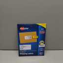 Avery Printable Shipping Labels with Sure Feed, 2" x 4" Customizable Stickers, White, 250 Blank Mailing Labels, Great for Mailing, Shipping, and More (8163)