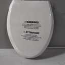Jool Baby Quick Flip Toilet Seat, Built-in Potty & Splash Guard (Elongated)