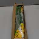 20 Bundles Artificial Flowers Outdoor UV Resistant Fake Flowers No Fade Faux Plastic Plants Garden Porch Window Box Decorating (Yellow)