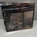 Mixing Bowls with Airtight Lids, 20 piece Stainless Steel Metal Nesting Bowls, Non-Slip Silicone Bottom, Size 7, 3.5, 2.5, 2.0,1.5, 1,0.67QT Great for Mixing, Baking, Serving (Grey) (Gray)