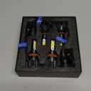 led headlight bulbs, compatible with Honda Civic 2016-2020 led headlights,9005/HB3 High Beam + h8/h9/h11 Low Beam,20000LM led headlights Combo, Pack of 4