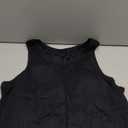 GKBK Tank Top for Women Built in Bra High Neck Ribbed Basics Tops Racerback Fitted Bra Tanks, XL