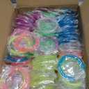 120 Pack LED Light Up Bracelets, Glow in the Dark Party Supplies, 6 Color Glow Bracelets, Rave Party Favors for Kids/Adults Birthday, Concert,Goodie Bag Fillers, New Year