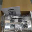 Bella Stainless Steel 2 Slice Toaster with Extra Wide Slots & Removable Crumb Tray 6 Browning Options, Auto Shut Off & Reheat Function Toast Bread, Bagel & Waffle