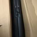 Saloniture Professional Portable Lightweight Bi-Fold Memory Foam Massage Table with Reiki Panels - Includes Headrest, Face Cradle, Armrests and Carrying Case - Black