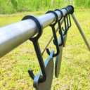 Steel Target Hanger, AR500 Steel Target Stand Kit & Hooks for 1 Inch EMT Conduit