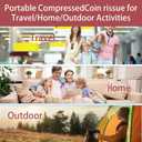 3 x Premium 60-Pack Compressed Towels | Just Add Water! Large Disposable Face & Body Cloths, Quick-Dry & Super Absorbent for Travel, Camping, and Daily Use