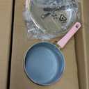 Paris Hilton Epic Nonstick Pots and Pans Set, Multi-layer Nonstick Coating, Tempered Glass Lids, Soft Touch, Stay Cool Handles, Made without PFOA, Dishwasher Safe Cookware Set, 12-Piece, Pink