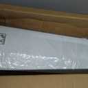 3ft Steel Easy Slip-On Baseboard Heater Cover with End Caps for Bathroom & Hydronic System for Replacing Old Cover, White