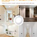 CLOUDY BAY Motion Sensor Ceiling Light Indoor,120V CRI90 10W 5000K Bright Day Light,6.5 inch LED Flush Mount Ceiling Lighting Fixture for Garage,Walk-in Closet,Attic,Pantry Wet Location White Finish