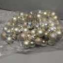 6 FEET Christmas Ball Garland Ornaments Shatterproof Xmas Hanging Balls Decorations for Home Indoor Outdoor Mantel Holiday Party Wedding Tree - Bronze Champagne Gold